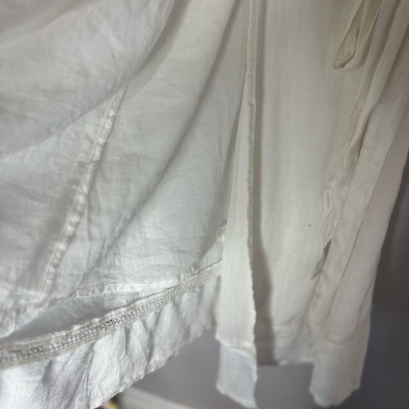 O'Neill Cream Midi Wrap Dress - Picture 15 of 16